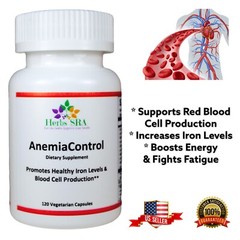 Iron Deficiency Supplement, Boost Energy, Ferrous Gluconate 150 mg and Vitamins.