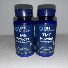 Lot Of 2-Life Extension TMG Powder 1.76oz Each/For Heart, Liver/ Exp 07/2027