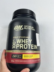 ON Optimum Nutrition Banana Cream Gold Standard 100% Whey Protein. Exp 09/2027