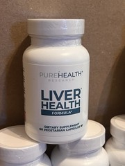 Lot of 6 PUREHEALTH Research Liver Health Formula 60 Capsules SEALED Exp 12-2027