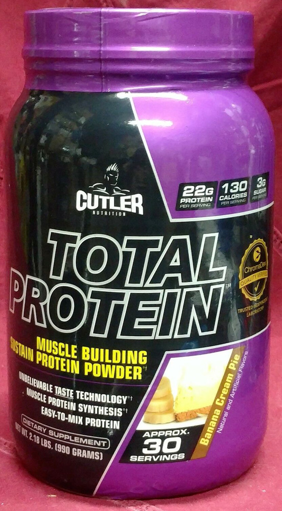 Cutler Nutrition – Total Protein Powder – Banana Cream Pie – 2.18 lbs – 3/2025