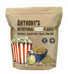 1 lb Nutritional Yeast Flakes – Plant-Based & Fortified with B Vitamins
