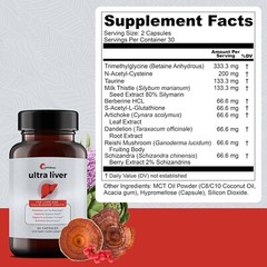 UpWellness Ultra Liver Supplement for Liver Health and Gallbladder Support .