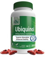 Health Thru Nutrition Ubiquinol 200mg 90 Softgels as 90 Count (Pack of 1)