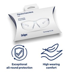 Dräger X-pect 8320 Safety Glasses Anti-Fog & Anti-Scratch safety goggles UV