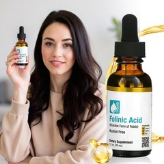 Folinic Acid Leucovorin Bioactive Form of Folate Alcohol Free 30ml,Speech Delay