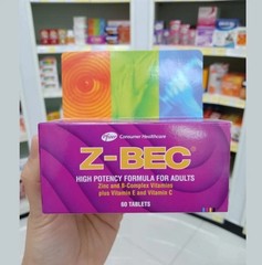 4 Bottles Z-BEC Multivitamins High Potency Formula For Adults 60 Tablets