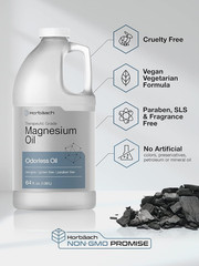 Magnesium Oil 64oz | Odorless Topical | Paraben Free, Vegan, Non GMO | Refill XL