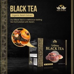 Vida Divina Café Divina Black Tea, Infused with Organic Ganoderma Reishi Extract