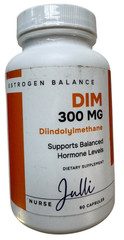 Estrogen Balance DIM Capsules Nurse Julli – 300mg – 60 Count – Ex: 10/27