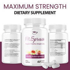 3-Packs FitSpresso Health Support Supplement, New Fit Spresso Total 60 Capsules