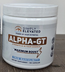Alpha-GT 14 in 1 Testosterone Supplement for Men, strength, true masculinity