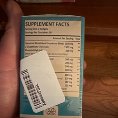 Zeylamum Liposomal Glutathione Softgels 60ct 2400mg Exp 09/2028 Antioxidant