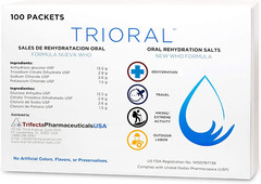 TRIORAL Rehydration Electrolyte Powder – WHO Formula – 100 Packets