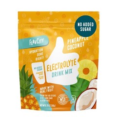 Electrolyte Powder Packets: Pineapple Coconut, 28 Servings, No Sugar, Real Fr…