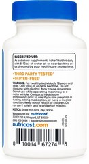 Nutricost Melatonin 12mg, 240 Tablets – 12mg Per Serving, Non-GMO, Gluten Free