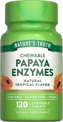 SM Nature’s Truth Papaya Enzyme Chewable Vegan Non-GMO & Gluten Free 120 Tab