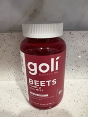 Goli Beets Cardio Gummies with CoQ10 and Vitamin B12 – 60 Count