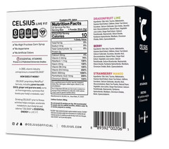 Celsius On The Go Powder Sticks Variety Pack, Essential Energy, 30 pk.