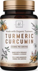 Turmeric Curcumin Supplement – 95% Curcuminoids, Organic Turmeric Ginger 1750 mg