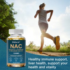 N-Acetyl-L-Cysteine (NAC) 1,200mg capsules Support Liver Health