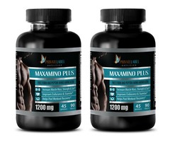pre workout pills – MAXAMINO PLUS 1300mg – amino acids – 2 Bottles 180 Tablets