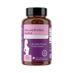 Myo-Inositol Supplement for PCOS with Ashwagandha and Vitamin D – 120 Capsules