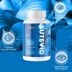 Lutevid- Eye Health Dietary Supplement- Vision Support with Lutein- 5 Bottles