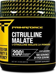PrimaForce L-Citrulline Malate Powder – 200g, Unflavored Pre Workout Supplement