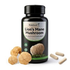 Lions Mane Mushroom Extract Capsules, Organic|NonGMO|Gluten Free,Supplement f…
