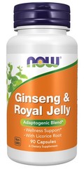 NOW FOODS Ginseng & Royal Jelly 90 Veg Capsules