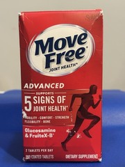 SCHIFF Move Free Advanced Glucosamine & Chondroitin 200 tablet EXP 05/2027