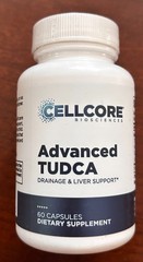 CELLCORE Advanced TUDCA Drainage Liver Support 60 Capsules NEW