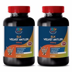 Super Male Enhancement – Elk Velvet Antler Complex 550mg – Ginseng Extract 2B