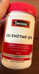 Swisse Co-Enzyme Q10 135mg 180 Caps Heart Health, Energy & Antioxidant BB 07/26
