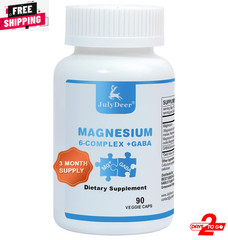 Glicinato, Malato Y Citrato De Magnesio Quelado Premium (350 Mg | 90 Cápsulas)