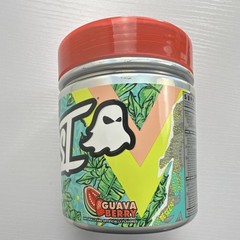 GHOST Greens Supplement Powder Guava Berry Vegan Gluten/Soy Free 30sv 11.1oz