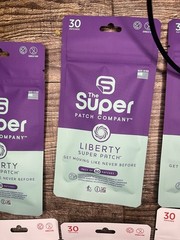The Super Patch Company Liberty Supplement Patches 30 Count Hypoallergenic