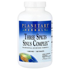 2 X Planetary Herbals, Three Spices Sinus Complex�, 180 Tablets