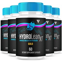 (5 Pack) HydroLean XT Gold Capsules, Hydro Lean XT Weight Loss (300 Capsules)