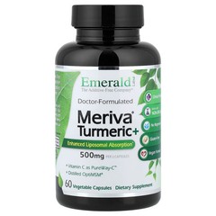2 X Emerald Laboratories, Meriva� Turmeric +, 60 Vegetable Capsules