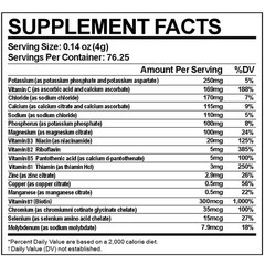Electrolyte Complex Hydration Powder | 12 Minerals + 6 Vitamins | Strawberry