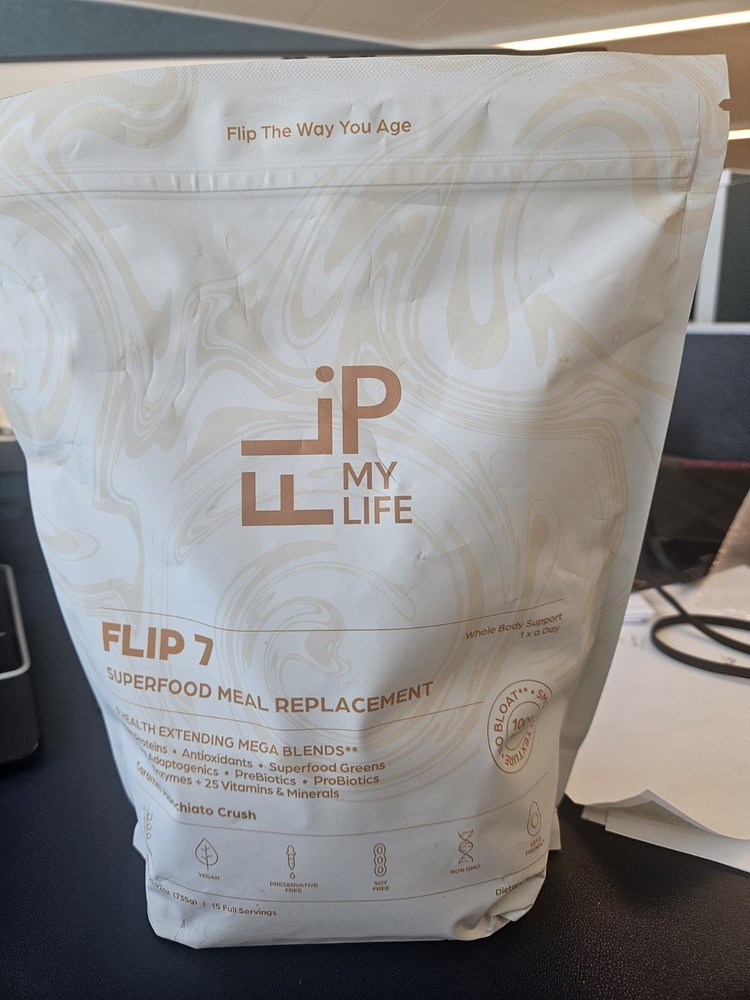 Flip My Life, Flip 7 Natural SuperFood, Plant-Based Protein, Complete Meal Re…