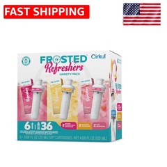 Frosted Refreshers Variety Pack: Sugar-Free, Zero Calorie Drink Mix, 36 Servings