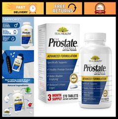 Advanced Prostate Health Supplements for Men – Saw Palmetto, Zinc, Pumpkin Seed