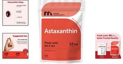 Astaxanthin 12mg Softgels with MCT Oil 120 Count Supports Antioxidant Health…