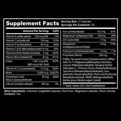 Raw Science | Saw Palmetto DHT Blocker Supplement | Hair Growt | 60 Capsules