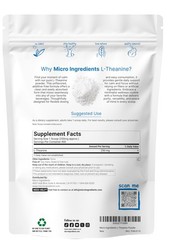 Pure L-Theanine Powder, 100 Grams (1 Year Supply), 3.53 Ounce (Pack of 1)