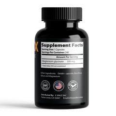 Magnesium Glycinate 500mg – 240 Capsules | 8-Month Supply | High Absorption