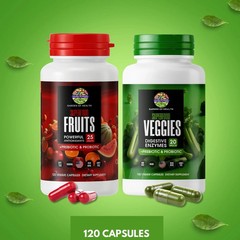 Garden of Health Fruits & Veggies Superfood Probiotic Digestive 240 Caps